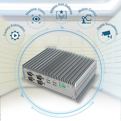 Dostosowany komputer przemysłowy X86 Intel I5 Compact, wbudowany komputer bez wentylatora 32G z systemem Windows