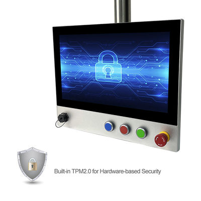 32 GB 17-calowa kontrola łodzi Przemysłowy ekran dotykowy All In One PC IP65 Wodoodporny