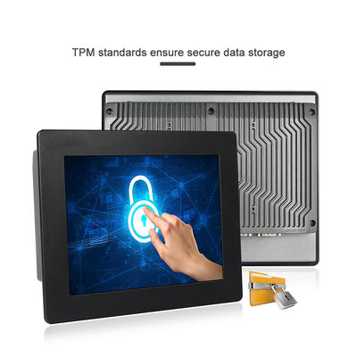 800x600 TPM2.0 Przemysłowy panel dotykowy PC Windows J1900 10-calowy port GPIO
