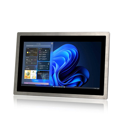 Wbudowany pojemnościowy monitor dotykowy IP69K 13,3 &quot;Zmywalny ze stali nierdzewnej 1920 * 1080