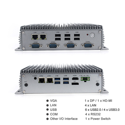 I7-8565U Przemysłowy mini komputer bez wentylatora z opcjonalnym WiFi Bluetooth