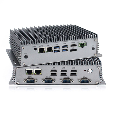 I3-8145U CPU Przemysłowy wbudowany komputer PC Dwurdzeniowy 2,1 GHz z 4 X RS232