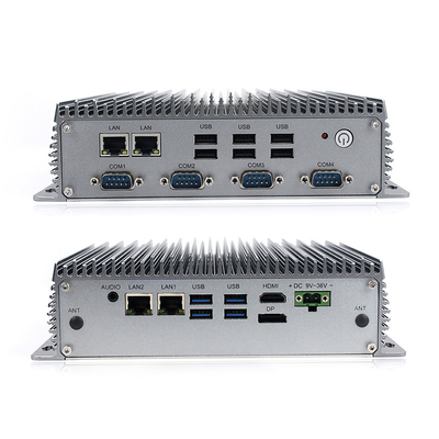 Przemysłowy bezwentylatorowy Mini Box PC DC 9V - 36V 8. generacji 4GB M.2 120G SSD