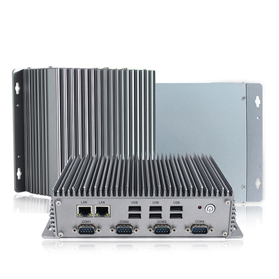Przemysłowy bezwentylatorowy Mini Box PC DC 9V - 36V 8. generacji 4GB M.2 120G SSD