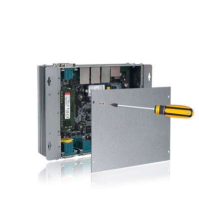 Bezwentylatorowy przemysłowy komputer wbudowany PC 12. generacji Intel Elkhart Lake J6412 3 porty XLAN