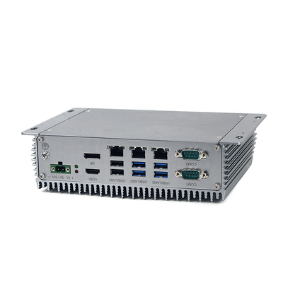 Wytrzymały przemysłowy mini komputer bez wentylatora OEM DC24V Wins10 / Linux 3 LAN