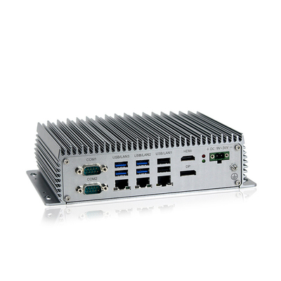 9 - 36V Szerokie napięcie przemysłowe Embedded Box PC Windows11 Intel J6412 Bez wentylatora z 3xLAN