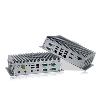 9 - 36V Szerokie napięcie przemysłowe Embedded Box PC Windows11 Intel J6412 Bez wentylatora z 3xLAN