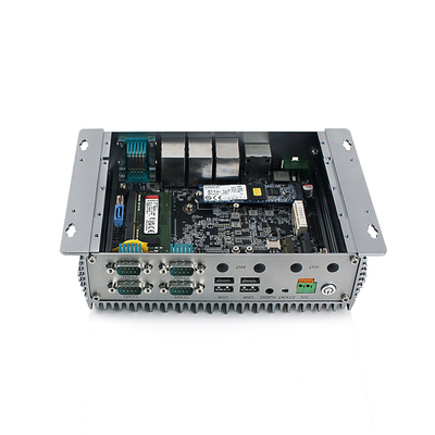 Wbudowany minikomputer bez wentylatora J6412 DDR4 M.2 SSD 3xRJ45 Lan Linux / Win10 Pro