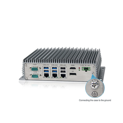 Wysokowydajny przemysłowy Mini PC Celeron bez wentylatora J6412 USB Window Linux z Wi-Fi