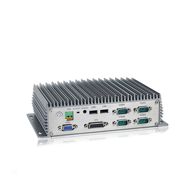OEM ODM J6412 Czterordzeniowy, wytrzymały, wbudowany komputer bez wentylatora z 8xUSB