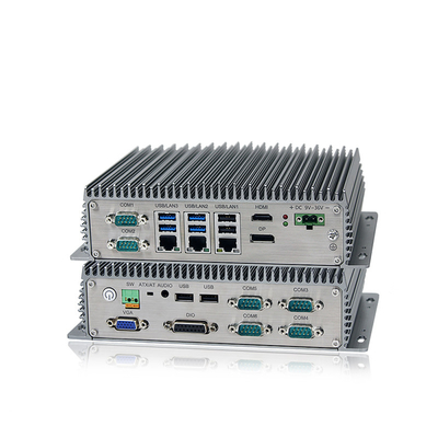 Wbudowany przemysłowy minikomputer bez wentylatora J6412 J1900 I3 I5 Z 3 * LAN 8 * USB 6 * COM