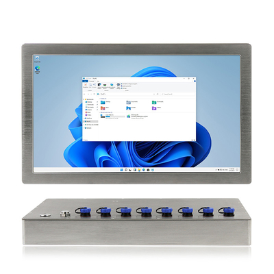 15,6-calowy bez wentylatora IP69K Panel PC Komputer stacjonarny ze stali nierdzewnej