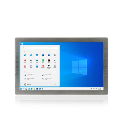 Bezwentylatorowy panel dotykowy ze stali nierdzewnej AISI304/316 Rs232 Hmi Lan Usb