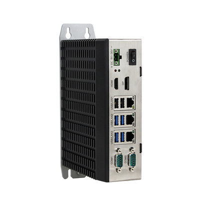 Przemysłowy mini PC bez wentylatora na szynę DIN Windows 10/11 8 GB z 3 X LAN