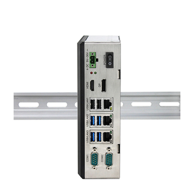 Obudowa ze stopu aluminium Przemysłowy Mini PC J6412 3 Ethernet Barebone Mini PC
