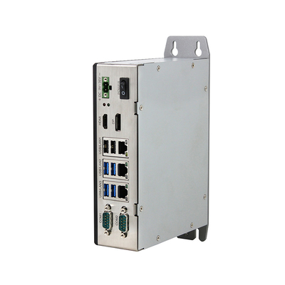 Bluetooth Industrial Embedded Box PC J16412 Mini PC 2 porty Lan Montaż na szynie DIN