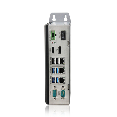 Bluetooth Industrial Embedded Box PC J16412 Mini PC 2 porty Lan Montaż na szynie DIN