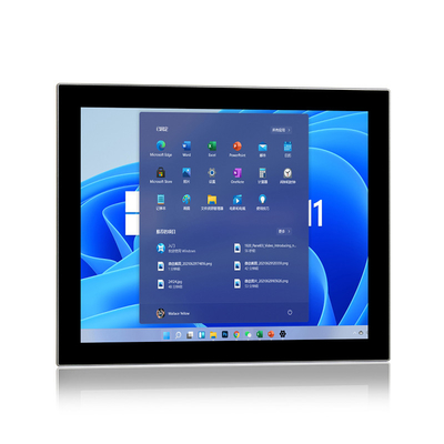 Bez wentylatora Wodoodporny panel HMI PC 24VDC Przemysłowy wbudowany panel dotykowy PC