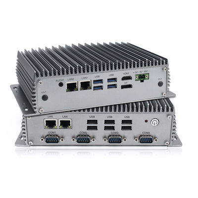 OEM Win10 DDR4L MSATA Przemysłowy bezwentylatorowy Mini PC I5 Kompaktowy, wytrzymały osadzony