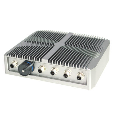 Zewnętrzny IP67 Embedded Linux Mini PC, złącza M12 I / O Przemysłowy komputer graficzny