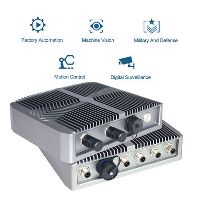 Zewnętrzny IP67 Embedded Linux Mini PC, złącza M12 I / O Przemysłowy komputer graficzny