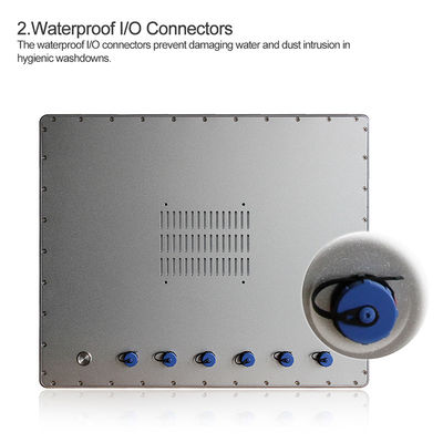 I3-6100U 19-calowy przemysłowy panel dotykowy LED Ip69k bez wentylatora dla IoT