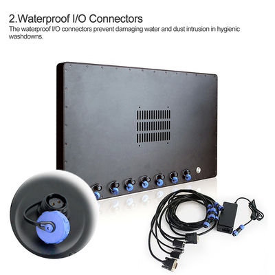Wytrzymały, rezystancyjny ekran dotykowy 21,5 &quot;Windows10 IP67 Panel PC