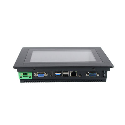 500 Nits PCAP Flat Bezel 7-calowy panel PC, przemysłowy komputer z ekranem dotykowym Celeron