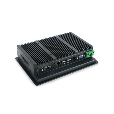 500 Nits PCAP Flat Bezel 7-calowy panel PC, przemysłowy komputer z ekranem dotykowym Celeron