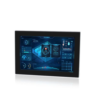 Przemysłowy komputer panelowy RS485 Ip65, wodoodporny monitor dotykowy 8. generacji