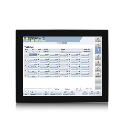 X86 15 &quot;Windows Industrial All In One z ekranem dotykowym do montażu na panelu PC 6 * COM