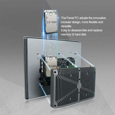 OEM ODM 15 &quot;X86 Pcap All In One Desktop Ekran dotykowy Procesor I7 bez wentylatora