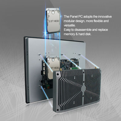 Intel I7 8565U Tpm Przemysłowy komputer PC All In One z ekranem dotykowym RS232