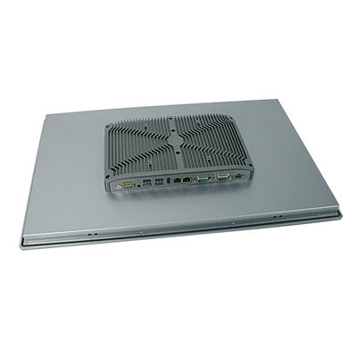 Odporny na warunki atmosferyczne 21,5 &quot;24v przemysłowy panel dotykowy z podwójnym panelem Lan Pc bez wentylatora
