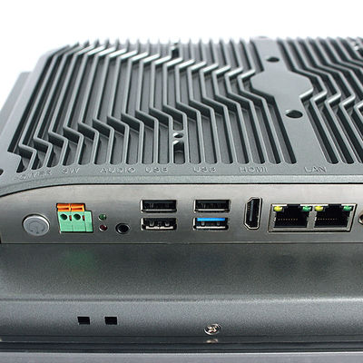 Rezystancyjny panel dotykowy Wytrzymały komputer wbudowany J1900 Quad Core