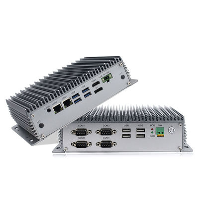 8th Gen I5 8265U Wbudowany komputer przemysłowy bez wentylatora Mini Box PC