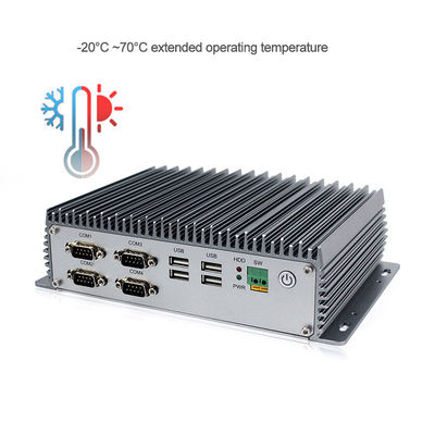 ODM I5 8265U 24vdc Dual Lan Industrial Embedded Box PC do systemów IOT