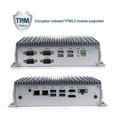 Dwurdzeniowy komputer wbudowany bez wentylatora 2,1 GHz Mini Box PC Windows 10