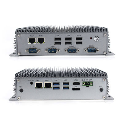 Wbudowany przemysłowy bezwentylatorowy Mini PC Core I5 ​​/ I7 Windows11 Pro z 4 sieciami LAN
