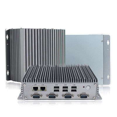 Wbudowany przemysłowy bezwentylatorowy Mini PC Core I5 ​​/ I7 Windows11 Pro z 4 sieciami LAN