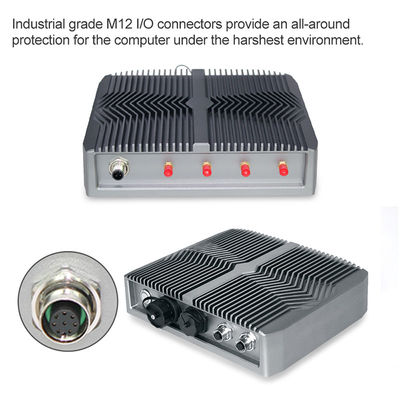 RS232 Windows Industrial PC, I7 8565U Wbudowane rozwiązania komputerowe Bez wentylatora Micro PC