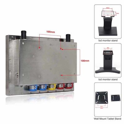 NTSC P Cap IP69K Panel PC 12 &quot;światło dzienne dla przemysłowej chemii spożywczej