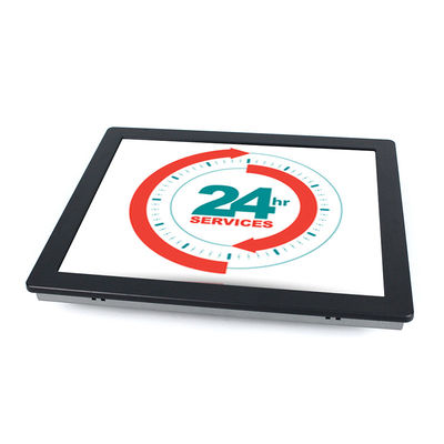 30W 1280x1024 Wodoodporny ekran dotykowy PC 17&quot; Pulpit X86 IP65 FCC VGA