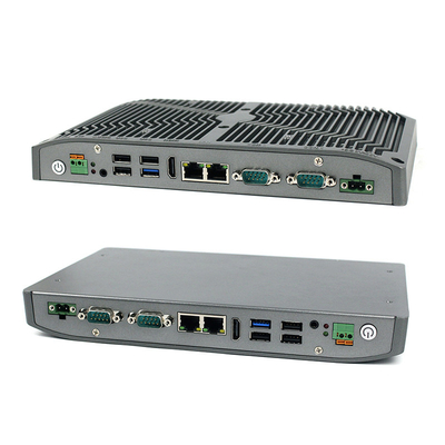 RS232 Bezwentylatorowy Wbudowany Box Pc Obudowa ze stopu J1900 1.5A Wbudowany Mini PC