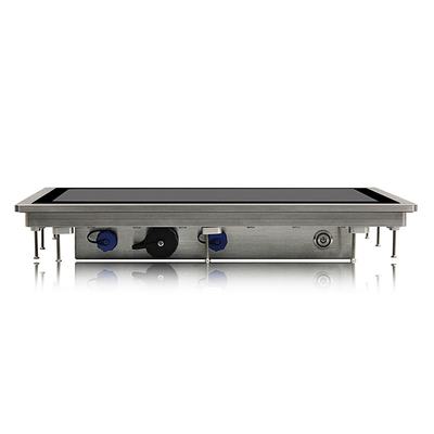 IP69K Zmywalny przemysłowy ekran dotykowy Wbudowany 400cd / m2 VGA DVI