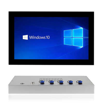 Wince Core I3 I5 Przemysłowy panel dotykowy PC IP66 IP69k Wodoodporny bez wentylatora 15,6 cala
