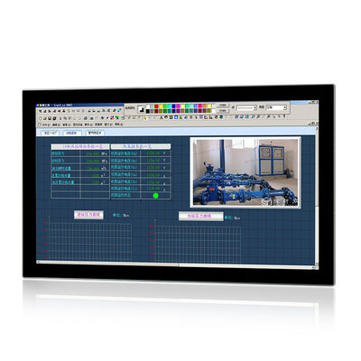 Jakość 24-calowy przemysłowy wbudowany panel dotykowy PC Core J1900 4 GB RAM 64 GB SSD fabryka