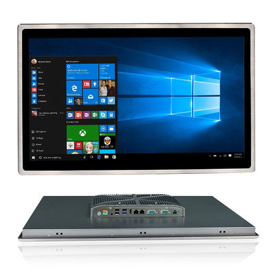 Jakość All In One 24-calowy przemysłowy panel dotykowy PC, stojak na biurko do montażu na ścianie All In One Panel PC fabryka